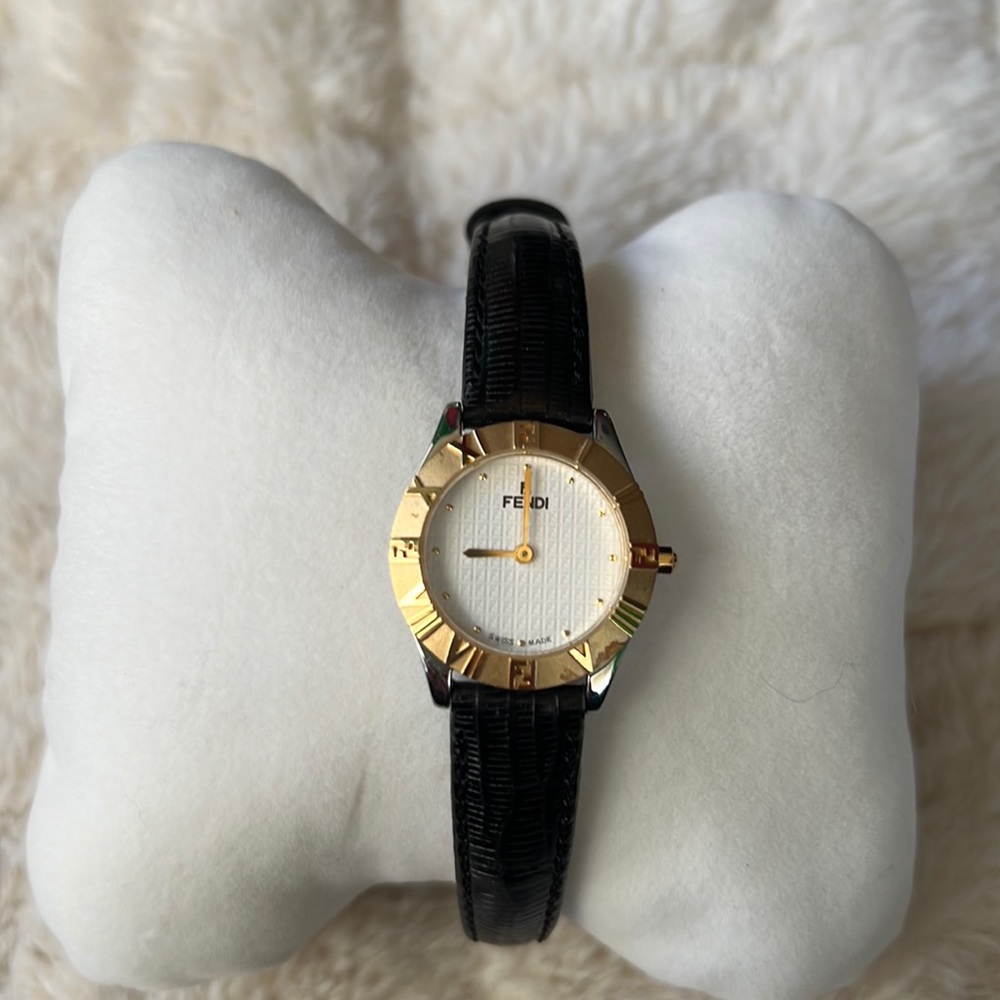 Fendi Watch with Leather strap